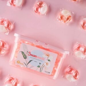 SwanPods 3-in-1 Summer Peach Fragrance Laundry Pods 15g (30 pieces)