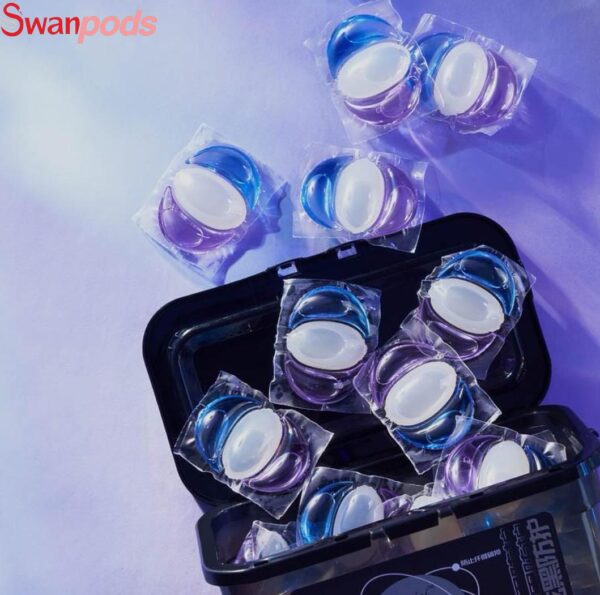 SwanPods 3in1 Black Tech Pro Laundry Capsules Eucalyptus Fragrance 13g (30 pieces) - Image 3